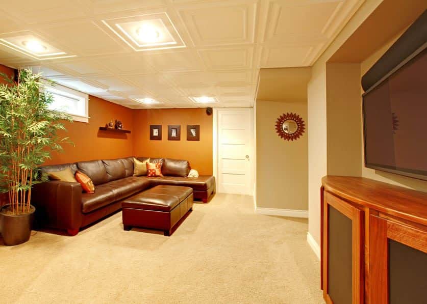 tv-media-basement-living-room-with-leather-sofa