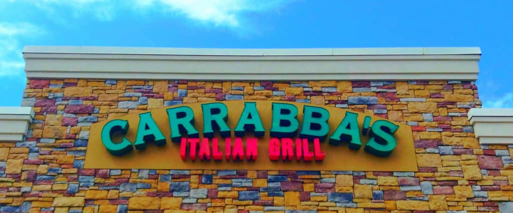 The sign of Carrabba’s Italian Restaurant logo