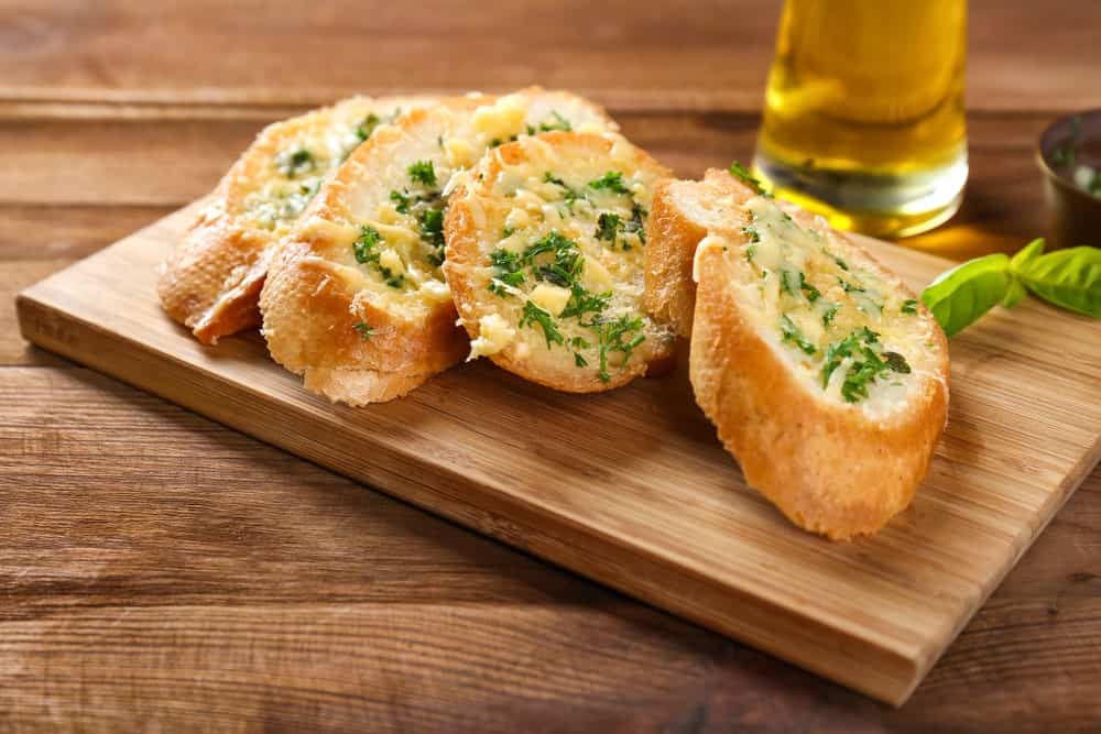 fresh garlic bread