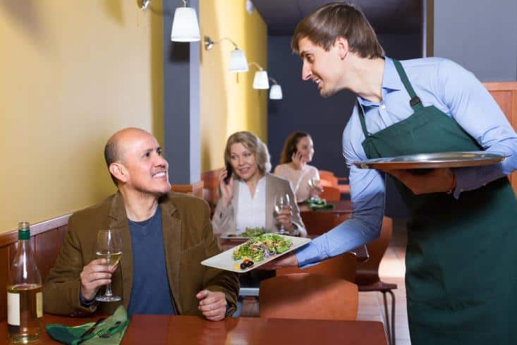 Hospitable Staff at the restaurant 