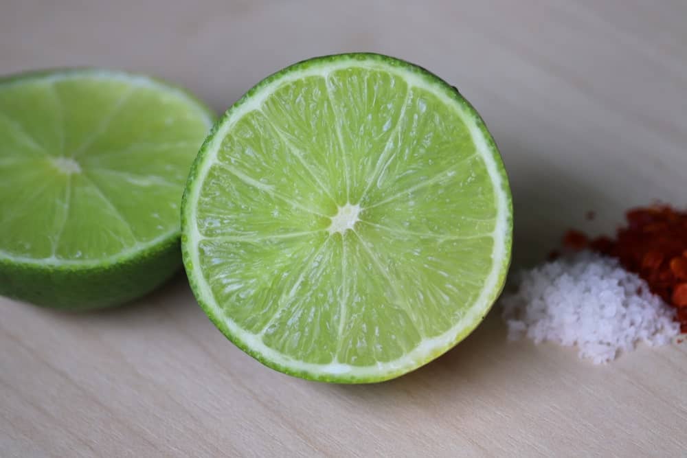 Half slices of Persian Lime 