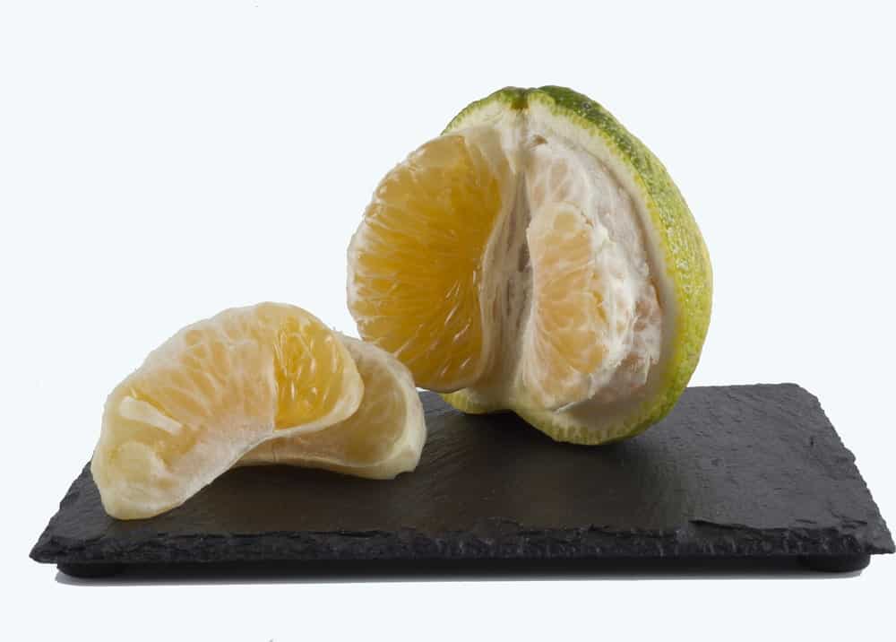  Ugli fruit cut vertically