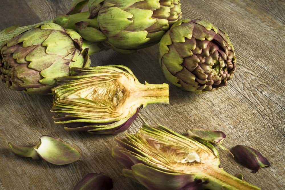 Fresh artichokes