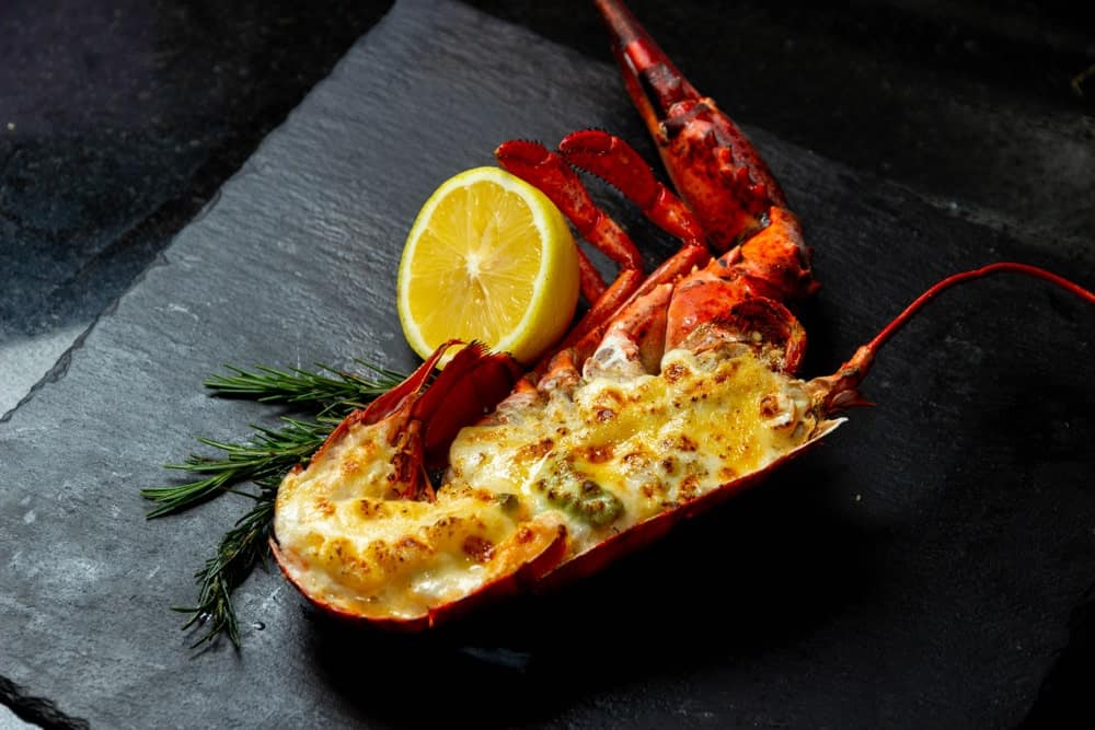 Grilled lobster