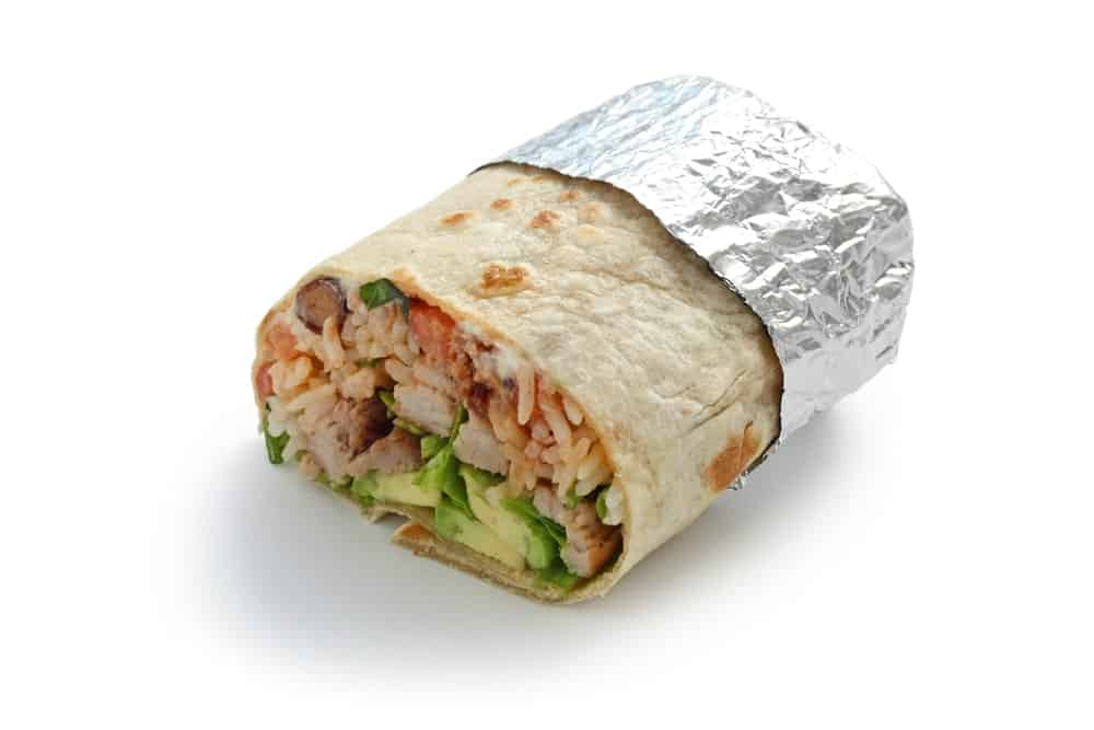 A Burrito with a Foil On