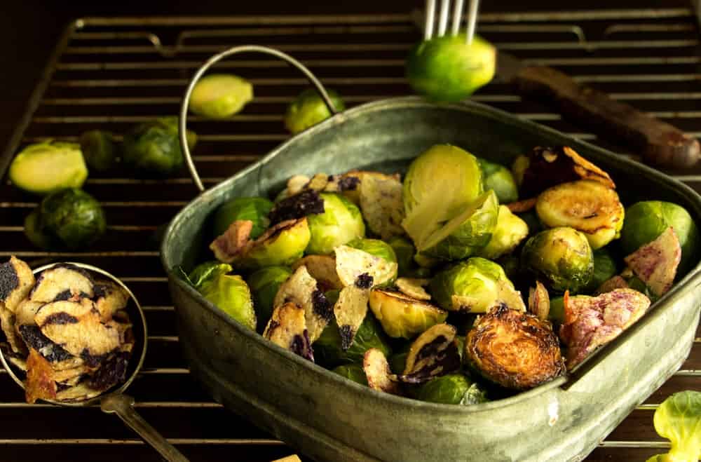 Brussels sprouts in a gourmet cuisine