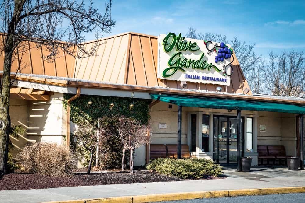 Olive Garden sit down restaurant