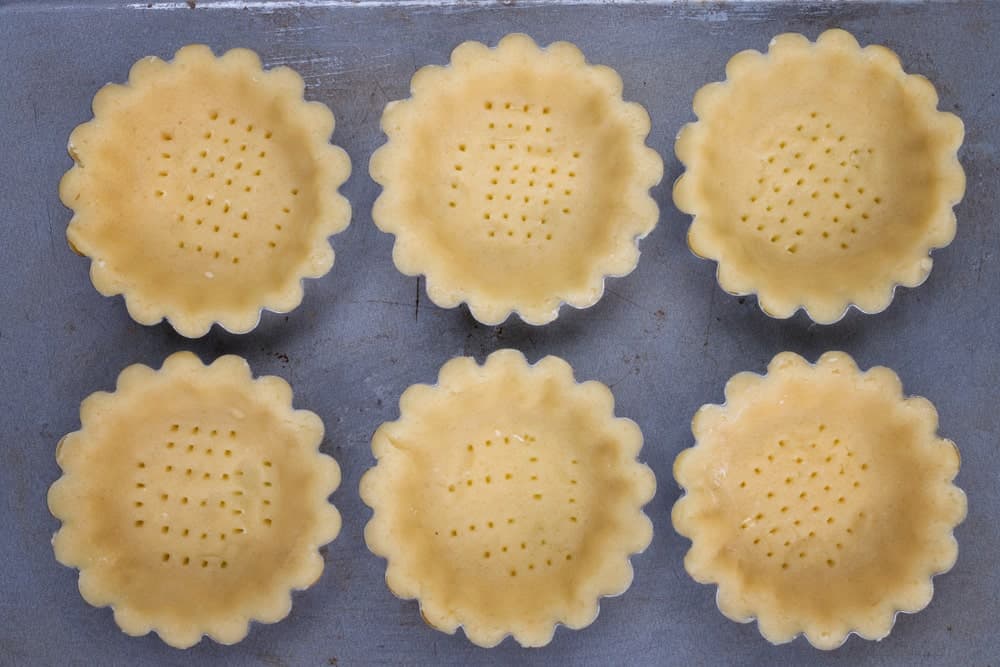 little pie crusts made from Pillsbury crescent rolls