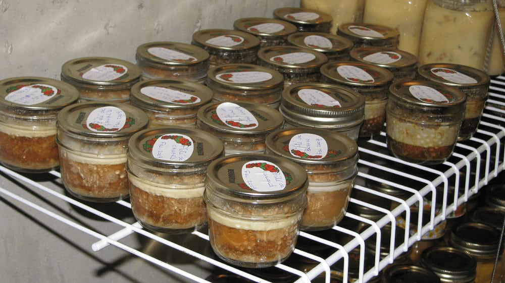 Small jars of pate de gibier from La Cuisine De Michel.