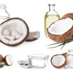The different types of coconut oils.