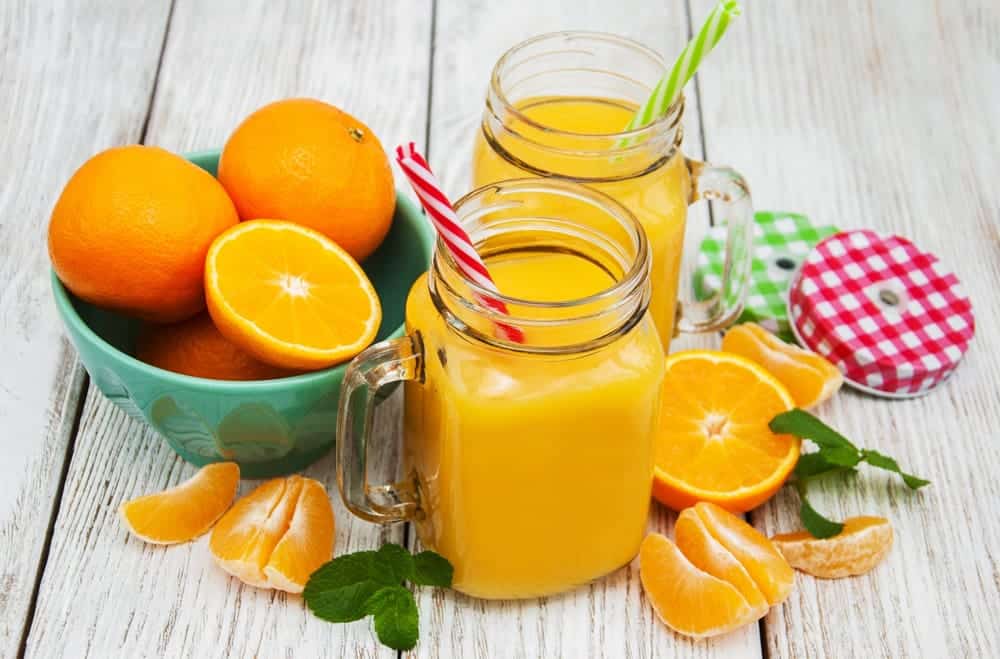 fresh orange juice