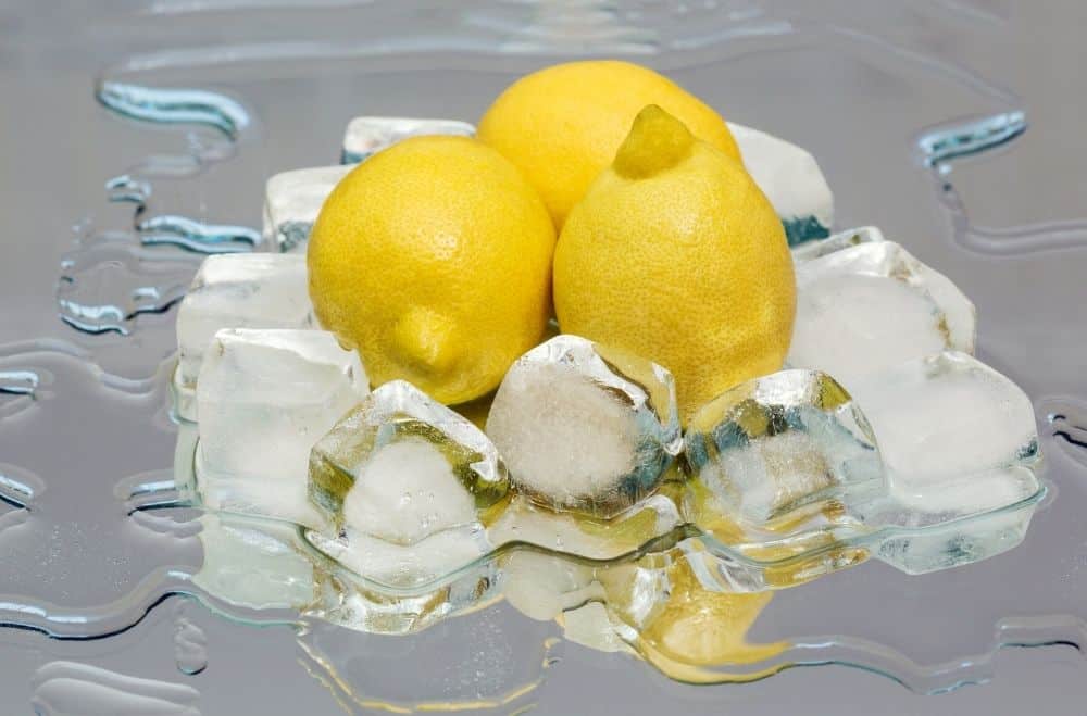 lemon icecubes