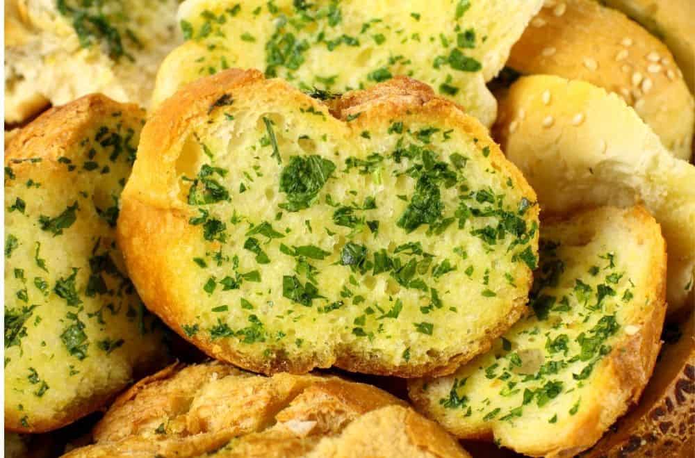 fresh garlic bread