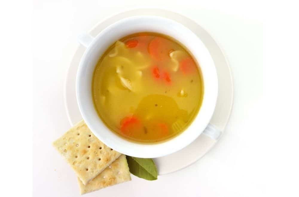 soup is one of the best foods to eat when you're sick