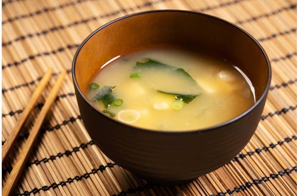 bowl of miso soup