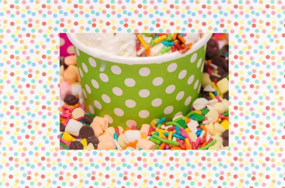 dish of Dippin' Dots