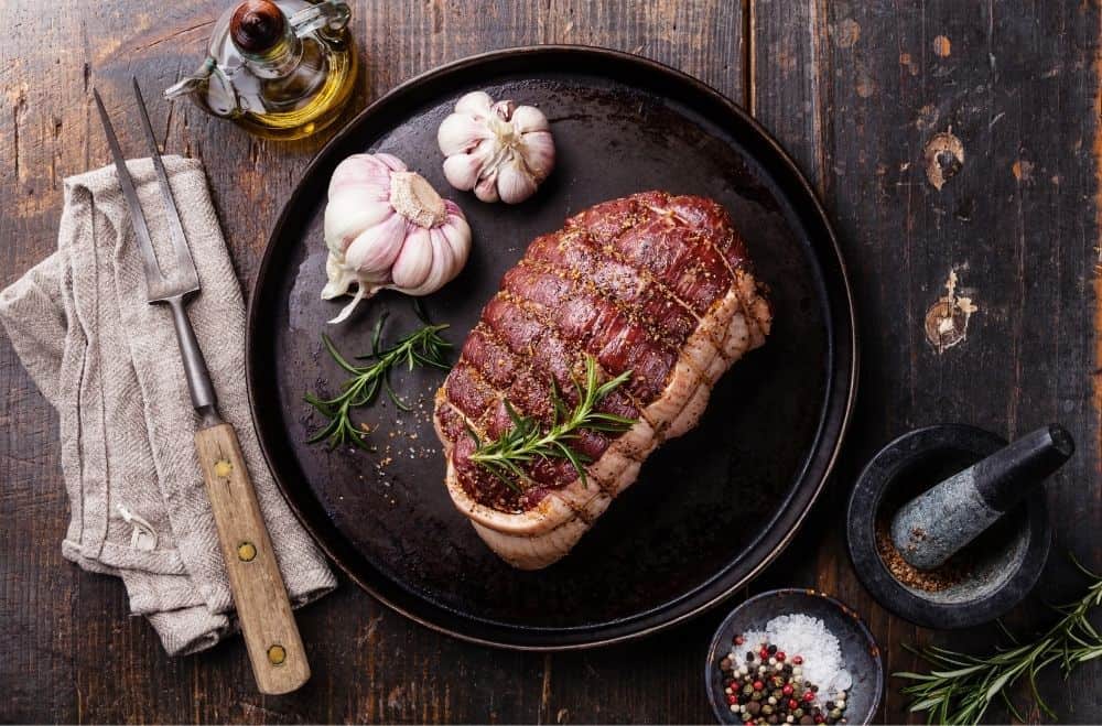 Tender Rump Roast on a plate