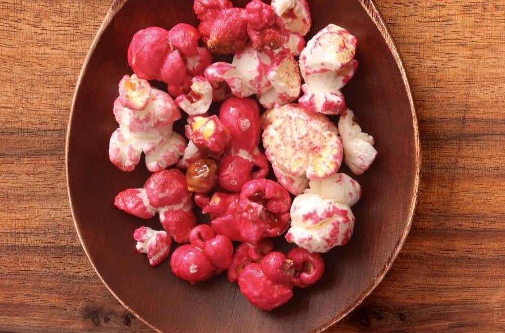 Bowl of Red Popcorn