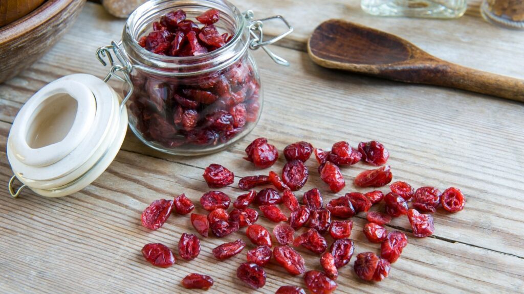 dried cranberries