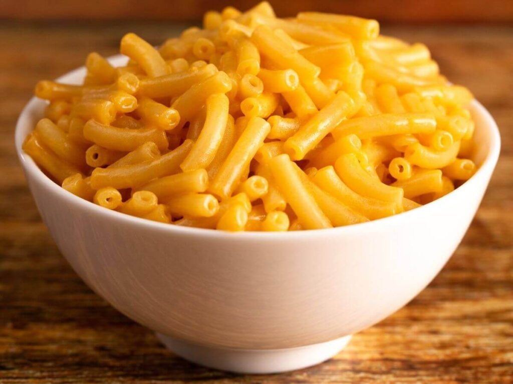 bowl and Mac and Cheese