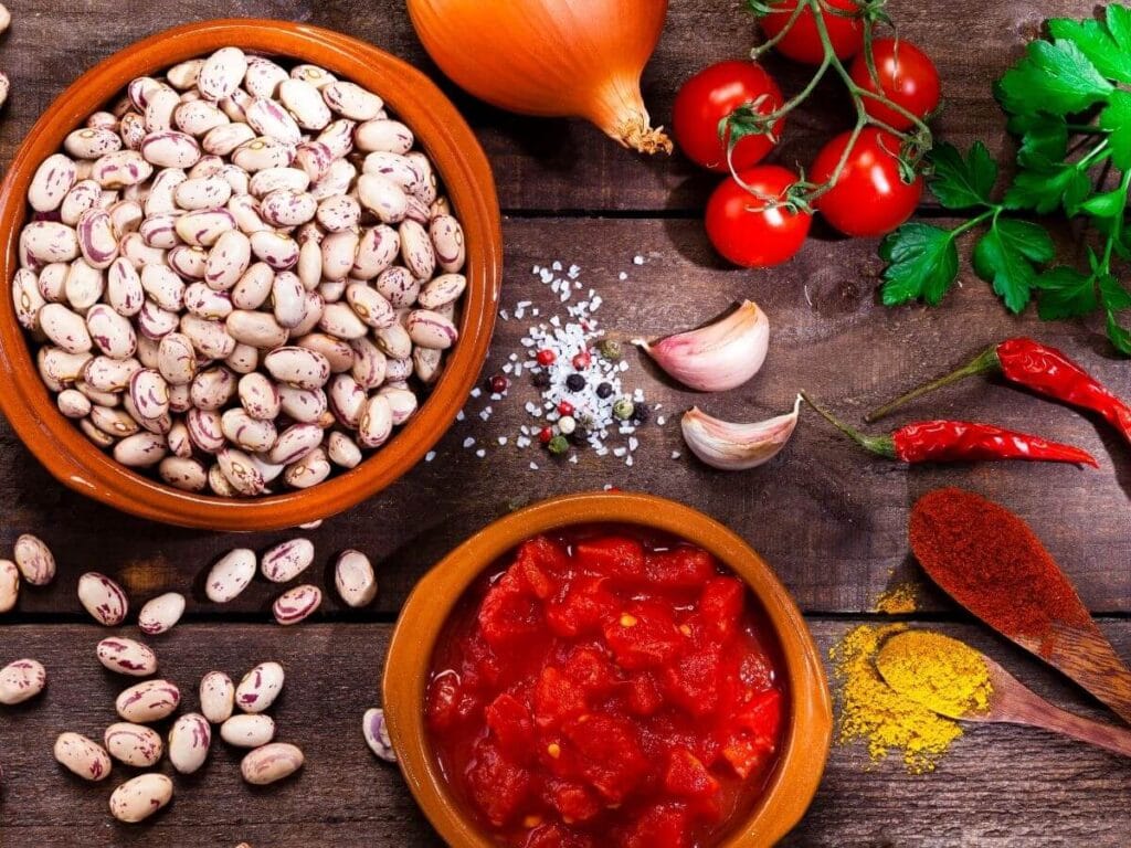 pinto beans cooked in a crock pot