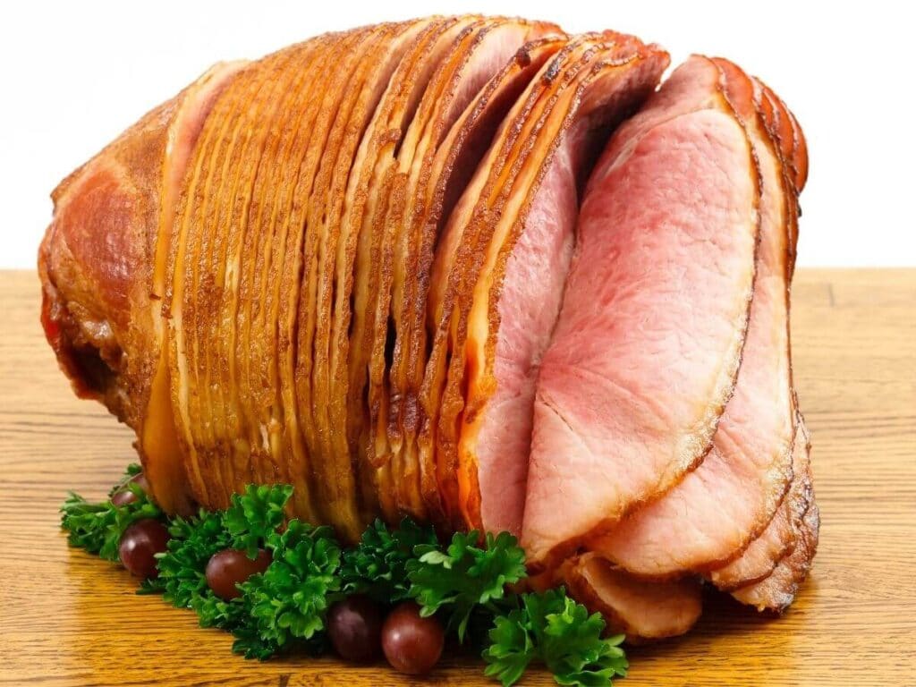 Ham with a Brown Sugar Glaze 