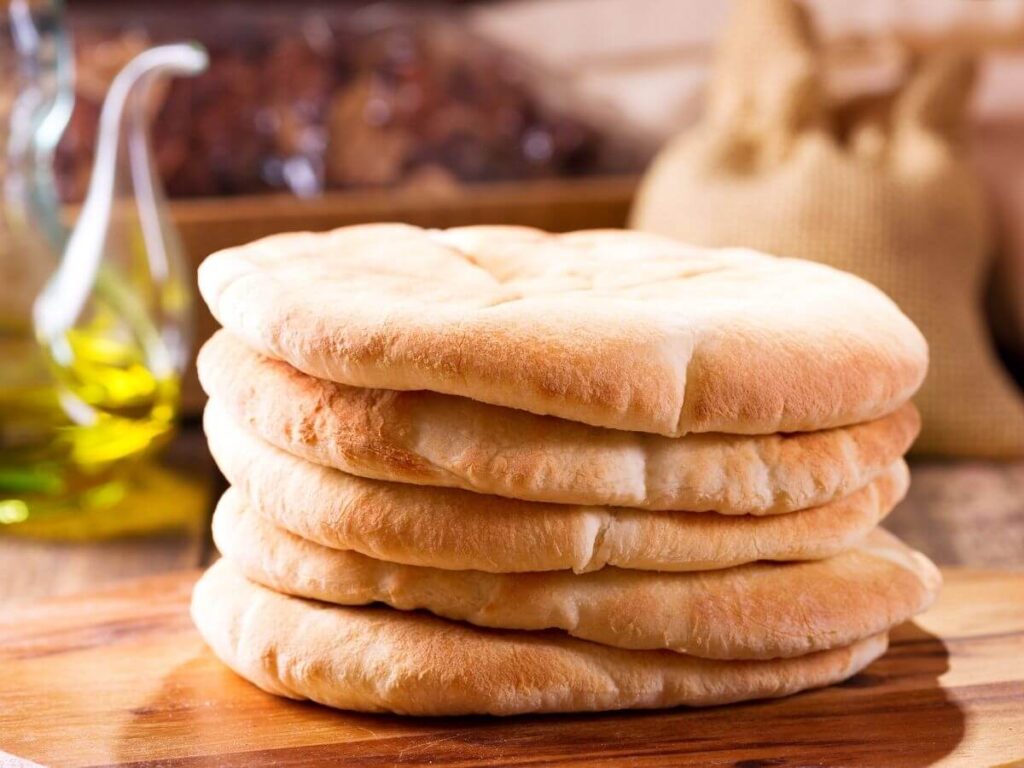 How to heat up pita bread