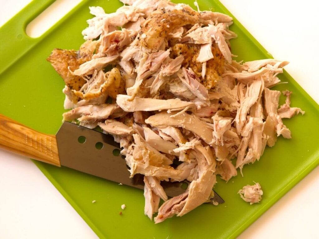 shredded chicken