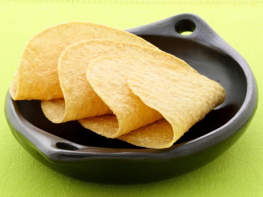 Taco Shells made in the Oven