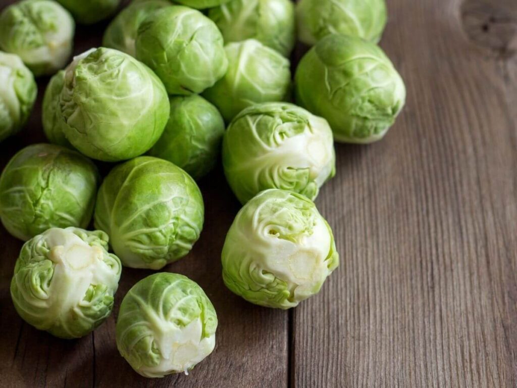 fresh Brussels sprouts