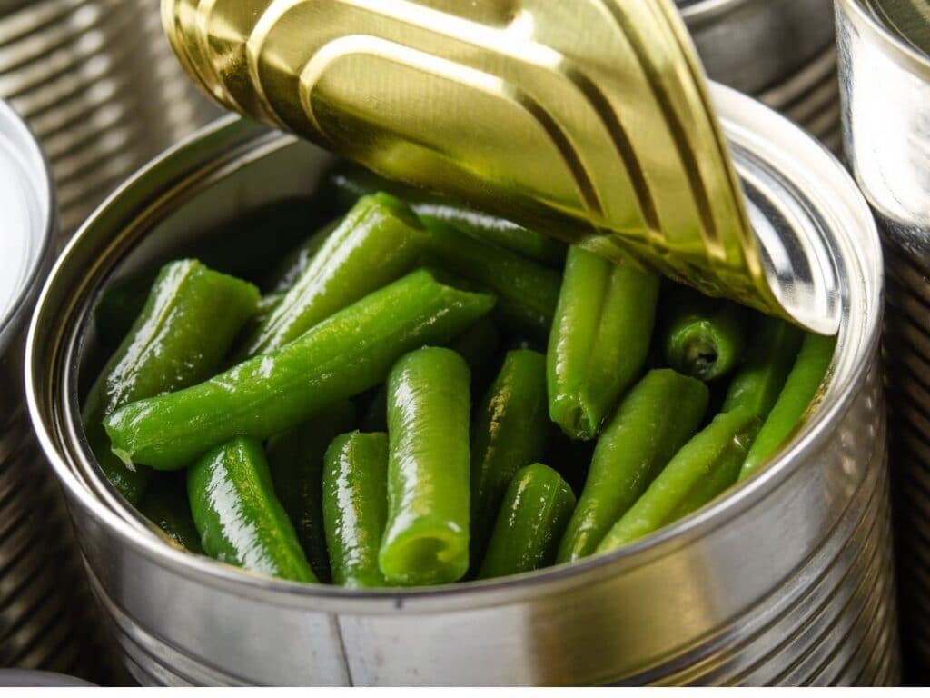 a can of green beans