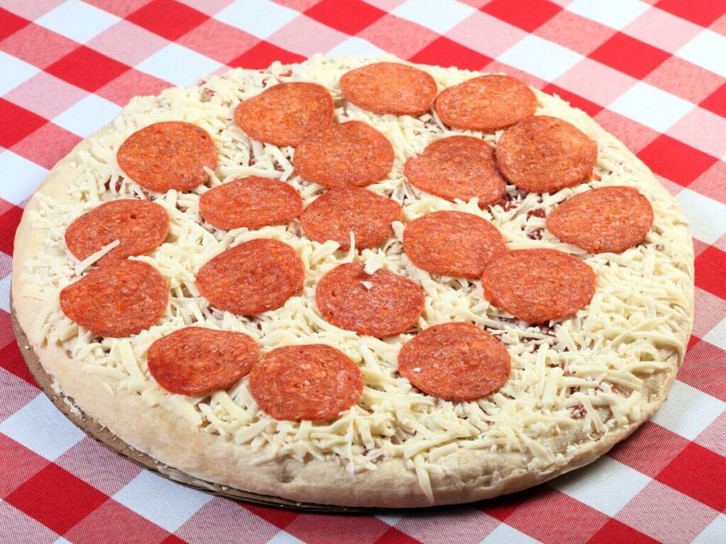 frozen pepperoni pizza