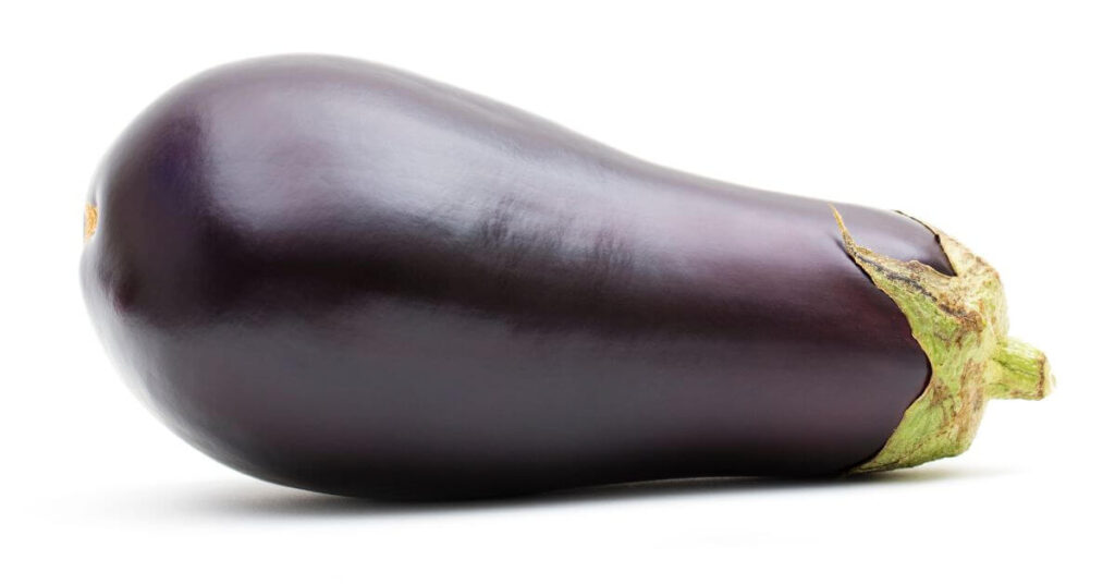 fresh whole eggplant
