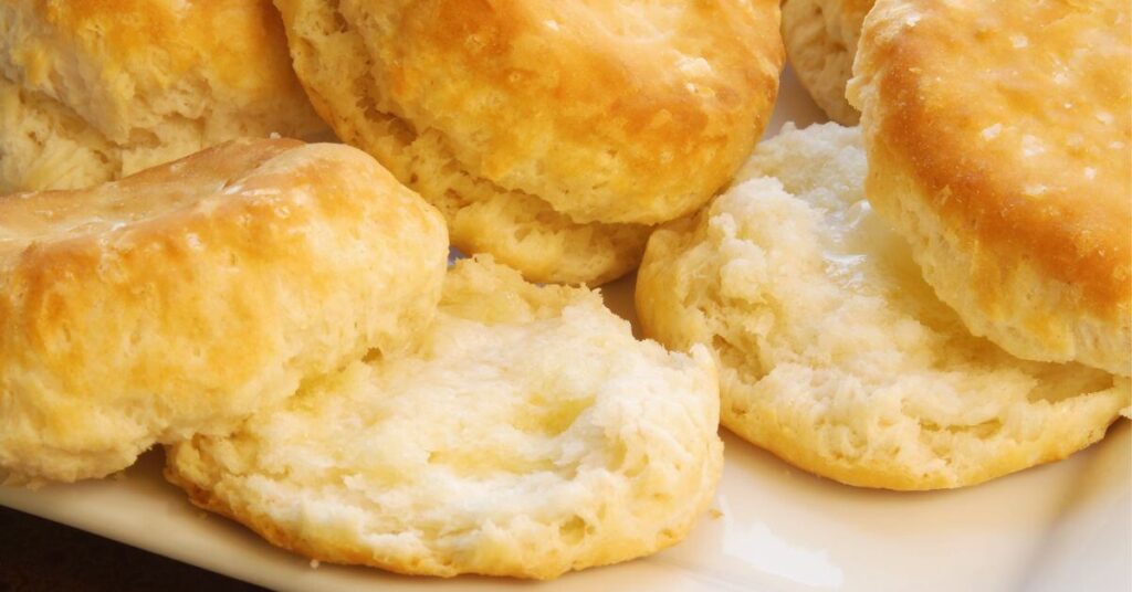 freshly baked biscuits