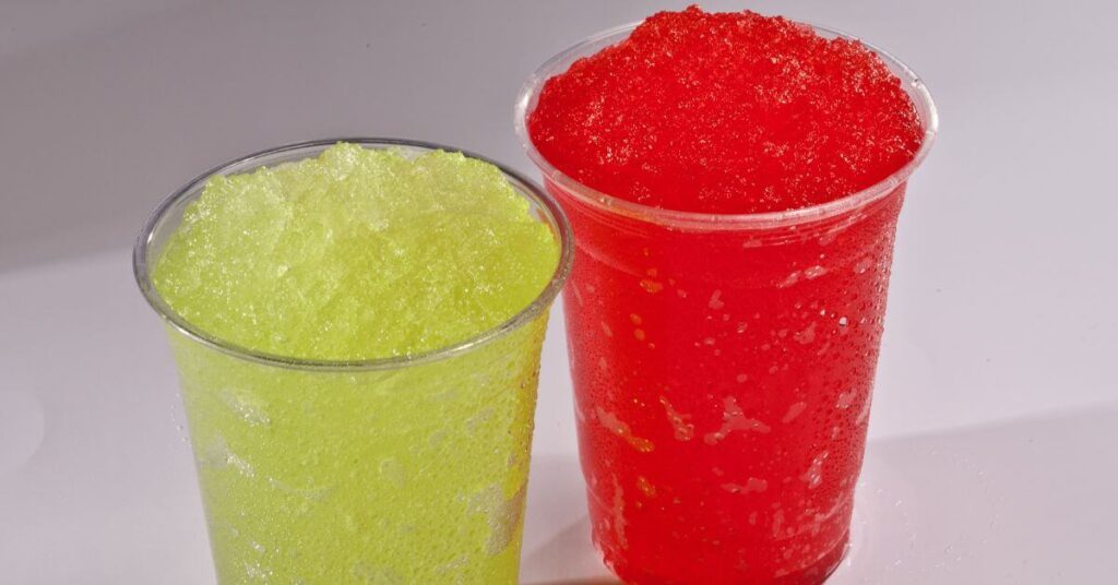 Slushies made with Soda