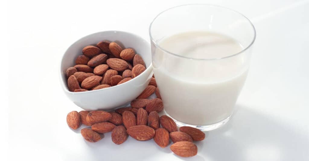 Glass of Almond Milk