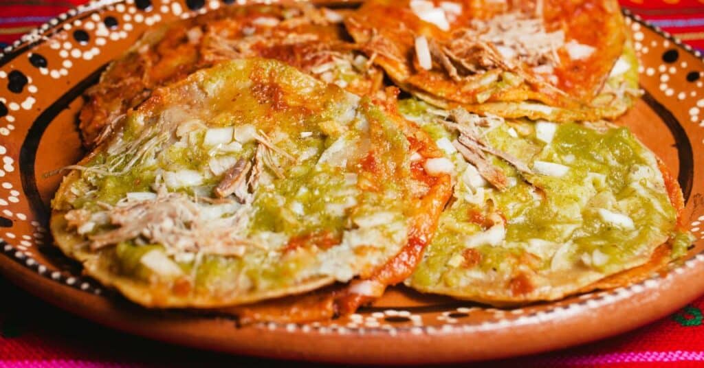 Chalupas made with Pita Bread