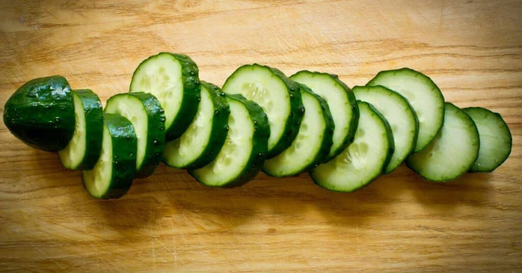 sliced Cucumbers