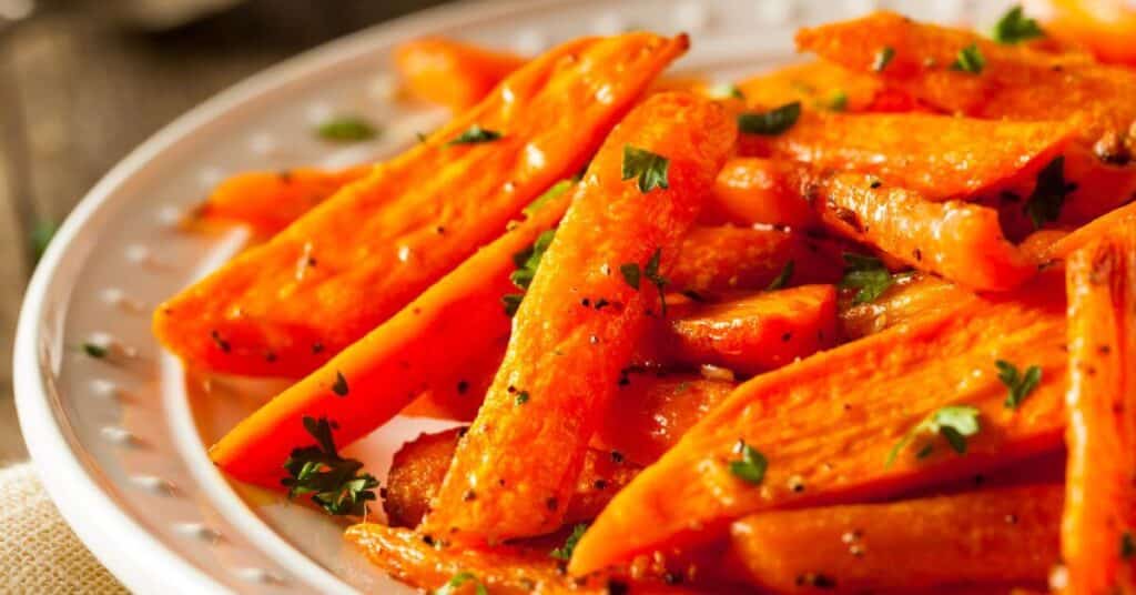 cooked carrots