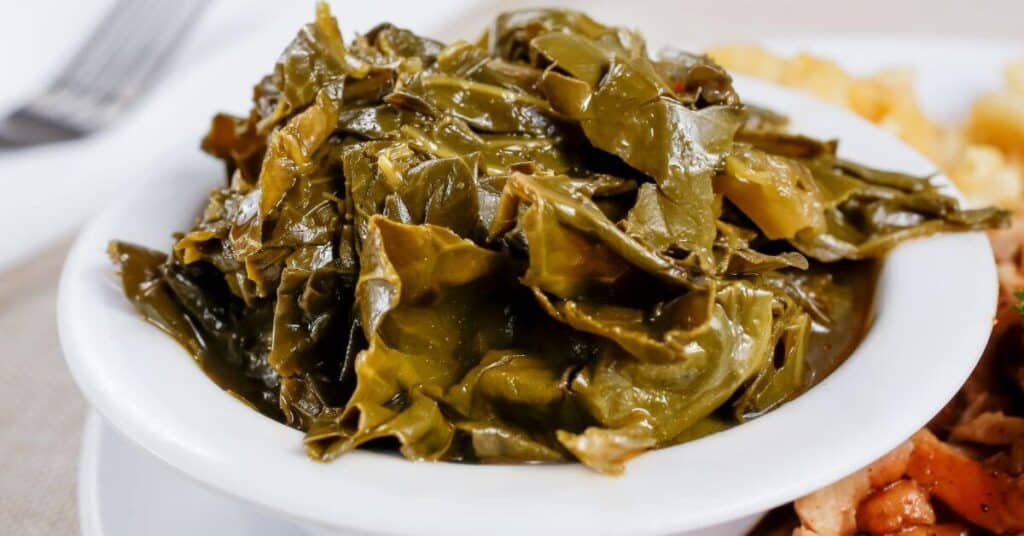 dish of cooked Collard Greens