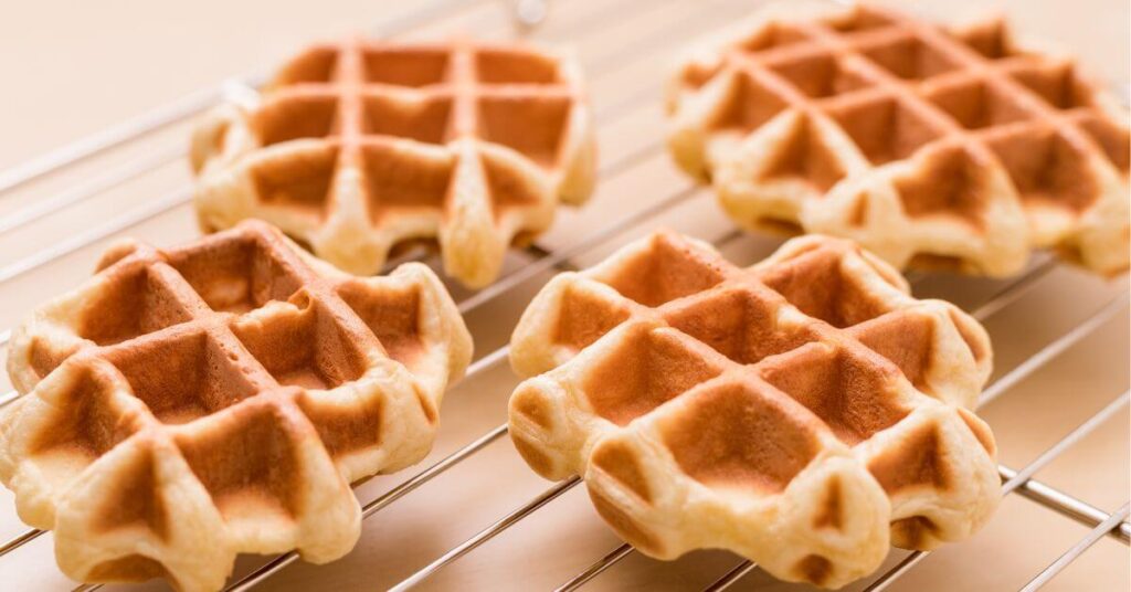 Waffles made with Just Add Water Pancake Mix