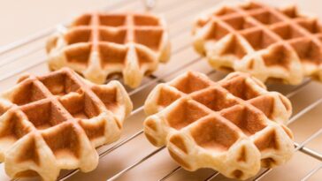 Waffles made with Just Add Water Pancake Mix