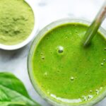 Athletic Greens powder and smoothie