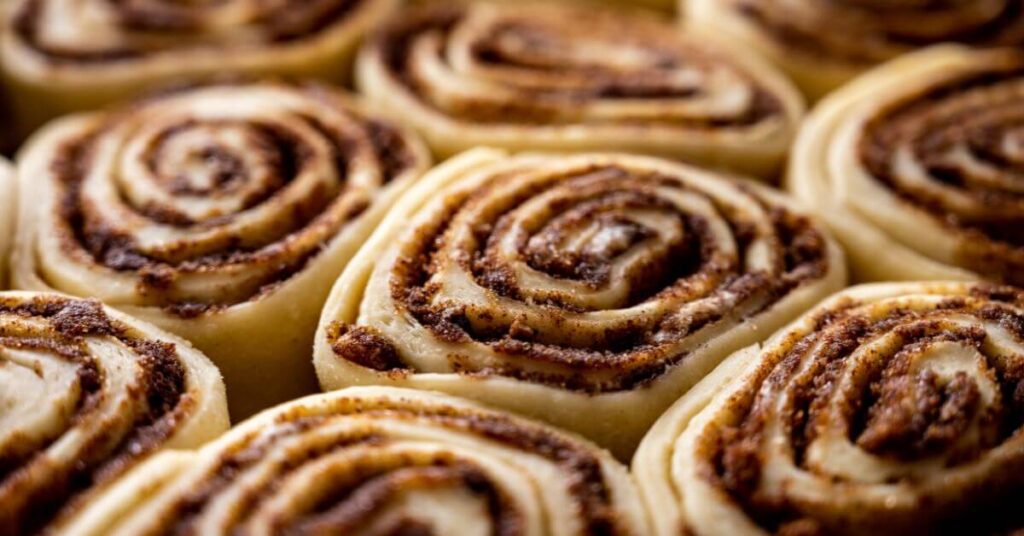 cinnamon rolls fresh out of the air fryer