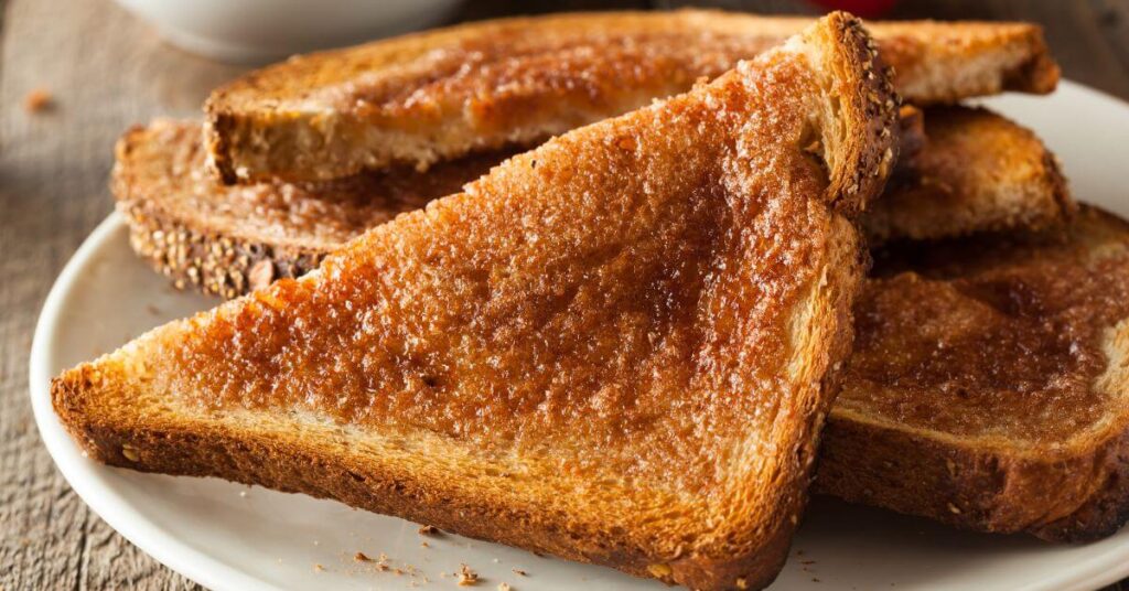 cinnamon toast from the oven