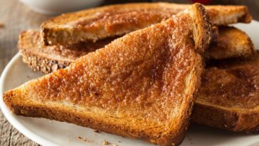 cinnamon toast from the oven