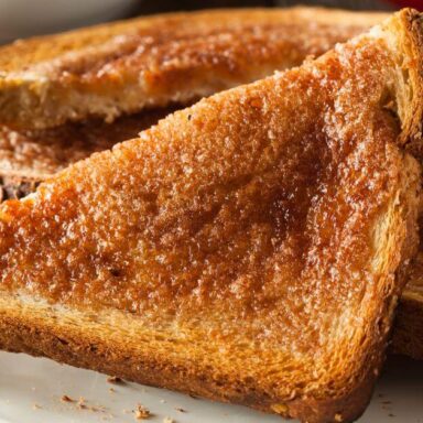 cinnamon toast from the oven