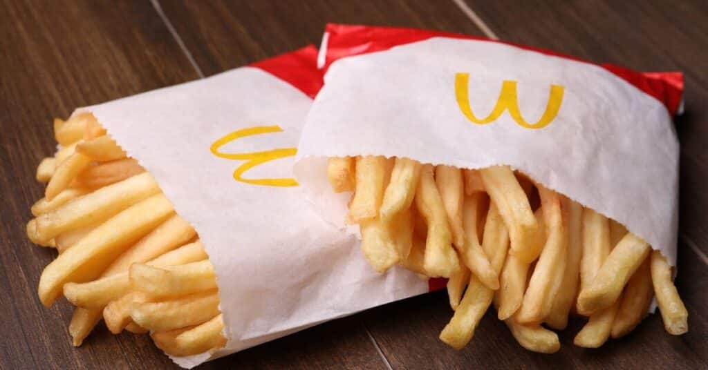 two orders of McDonald's Fries