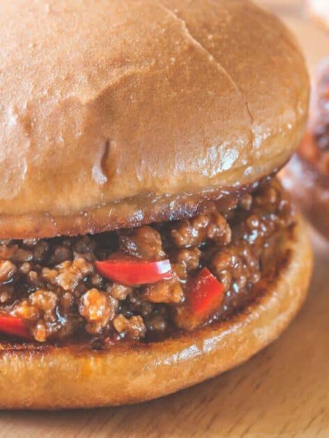 leftover Sloppy Joe on a bun