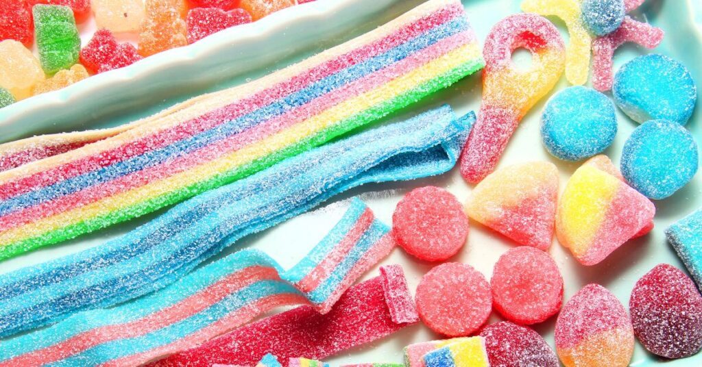 different types of sour candy